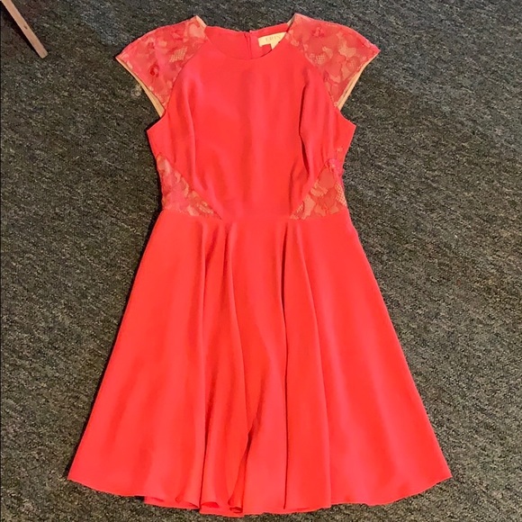 ERIN FEATHERSON cap sleeve fit & flare dress 6 - Picture 3 of 7